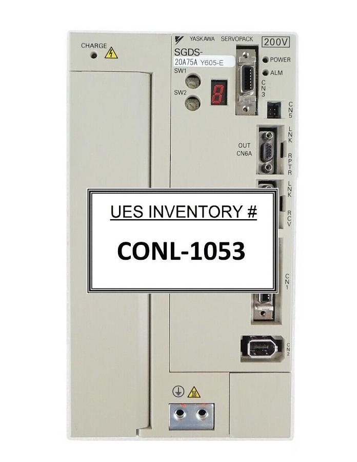 Used Yaskawa Electric SGDS-20A75AY605-E AC Servo Drive SERVOPACK 200V Working Surplus