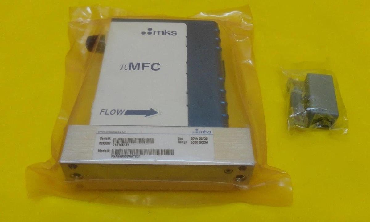 Used MKS P5A869503H6T021 Digital Mass Flow Controller MFC 5000 SCCM 20% O3/O2 New