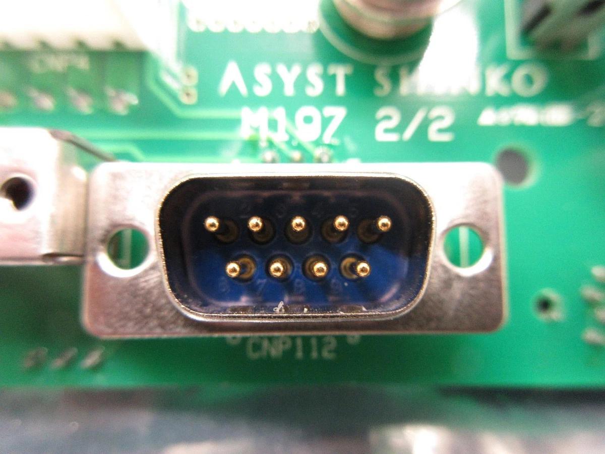 Used Asyst Shinko HASSYC810300 Operator Interface PCB with Key M197 2/2 Used Working