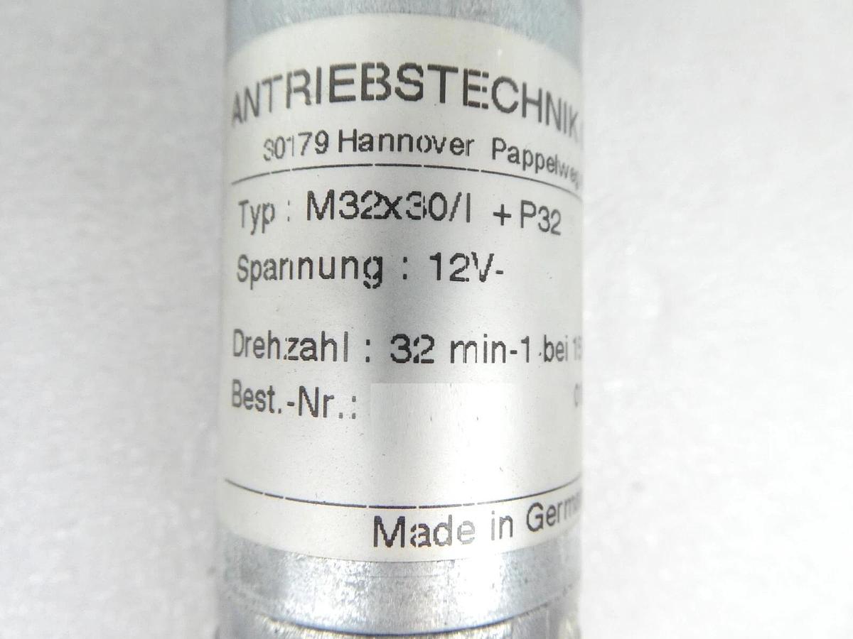 Atriebstechnik M32x30/I + P32 DC Motor Mattson 933-14006-00 Lot of 2 New Spare
