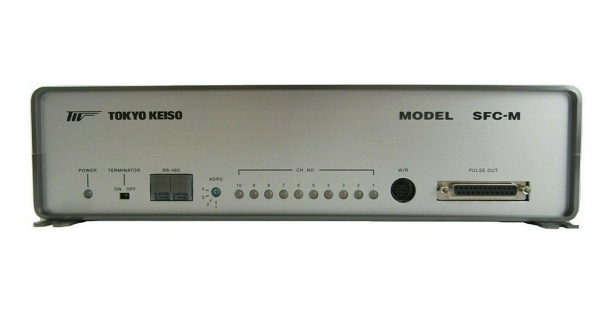 Used Tokyo Keiso SFC-M 6-Channel Flowmeter Signal Converter TEL Lithius Working