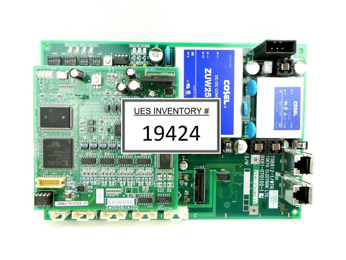 Used TEL Tokyo Electron BX81-070102-14 Board PCB TGB12-1/WTR Trias System Working