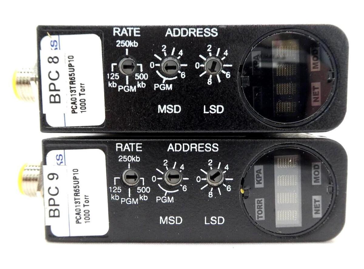 Used MKS Instruments πPC Pressure Controller PCA013TR63UP10 PCA013TR65UP10 Lot of 9