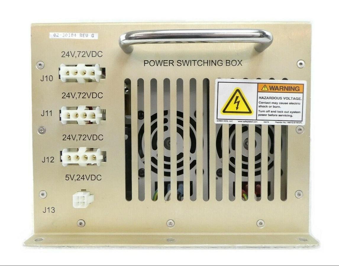 Used ASM Advanced Semiconductor Materials 02-30104 Power Switching Box Working Spare