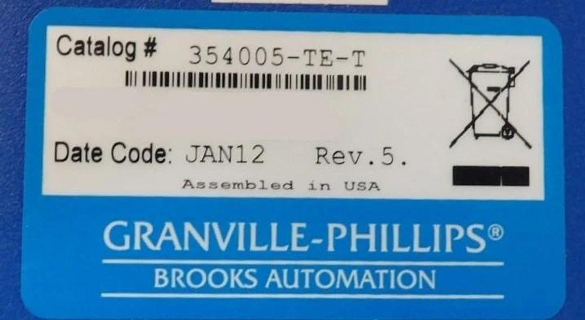 Used Granville-Phillips 354005-TE-T Micro-Ion Gauge Lot of 2 Working