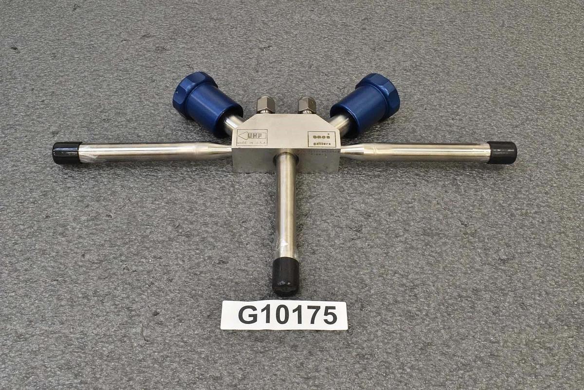 Used Saes Getters DVT504M10606 3-Way Valve Assembly
