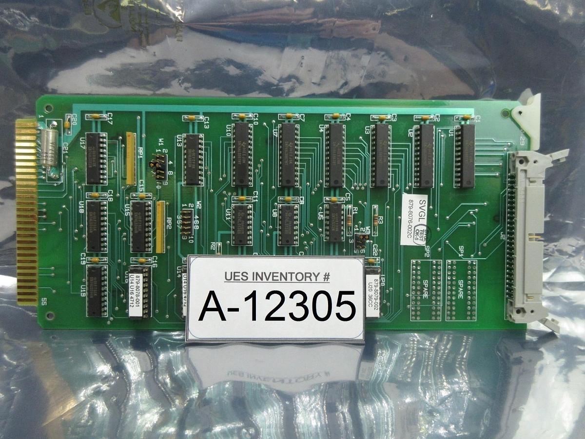 Used SVG Silicon Valley Group 879-8076-002 Processor Board PCB Card Rev. C 90S Used