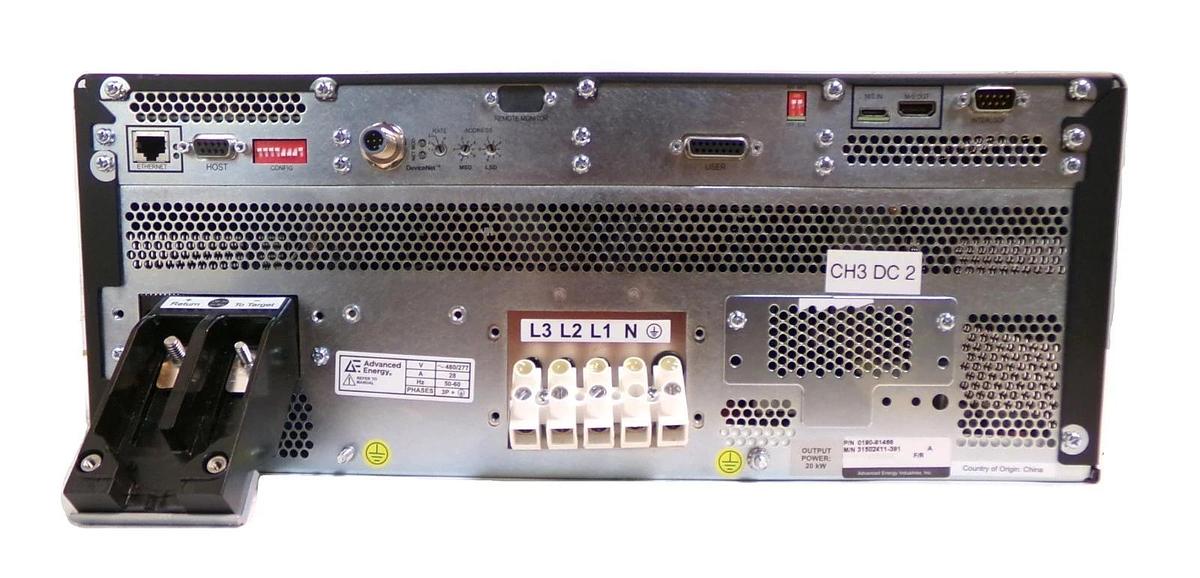 Used DC Pinnacle 20kW AE Advanced Energy 31502411-391 Power Supply 0190-91466 Working