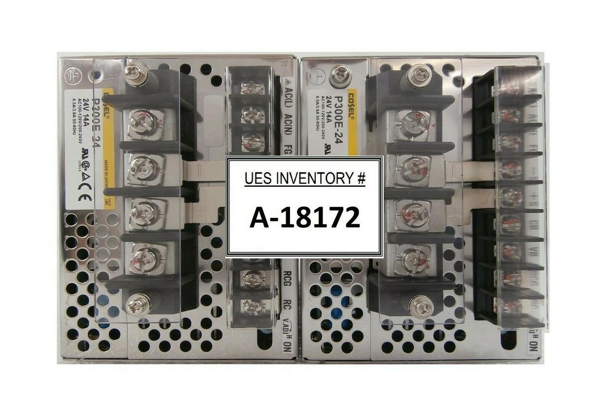 Used Cosel P300E-24 Compact Power Supply Reseller Lot of 2 Working Surplus