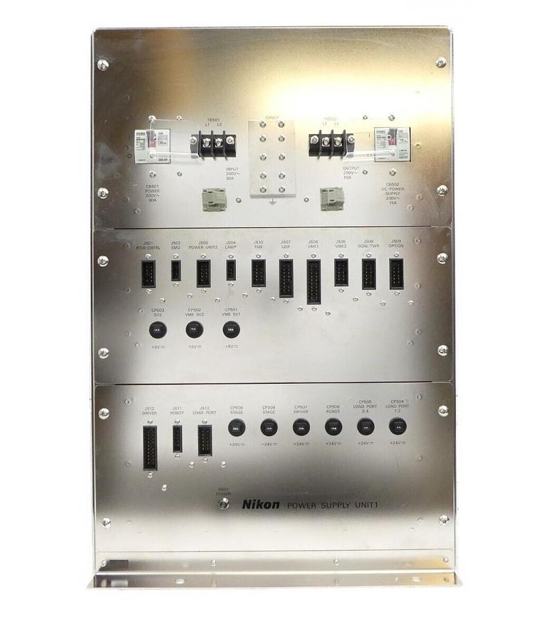 Used Nikon Power Supply UNIT1 NRM-3100 300mm Wafer Overlay Measurement System Working