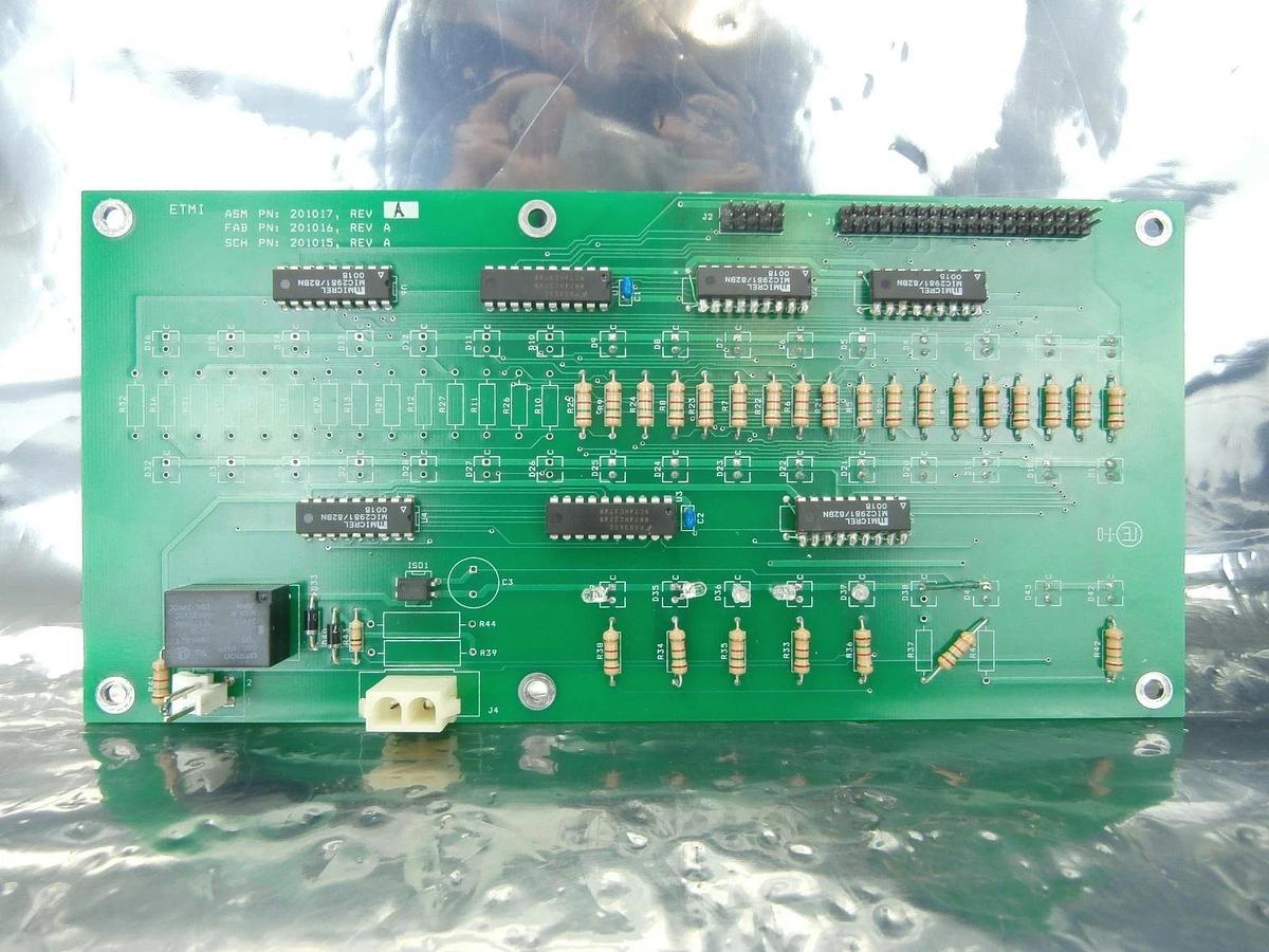 Used ASM Advanced Semiconductor Materials 201017 LED Board PCB ETMI 201016 Used