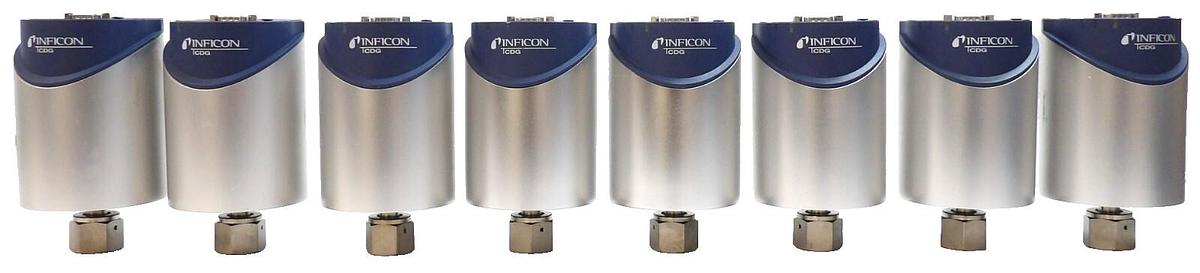 Used Inficon 390-145 Baratron Transducer CDG100D Reseller Lot of 8 Working Surplus