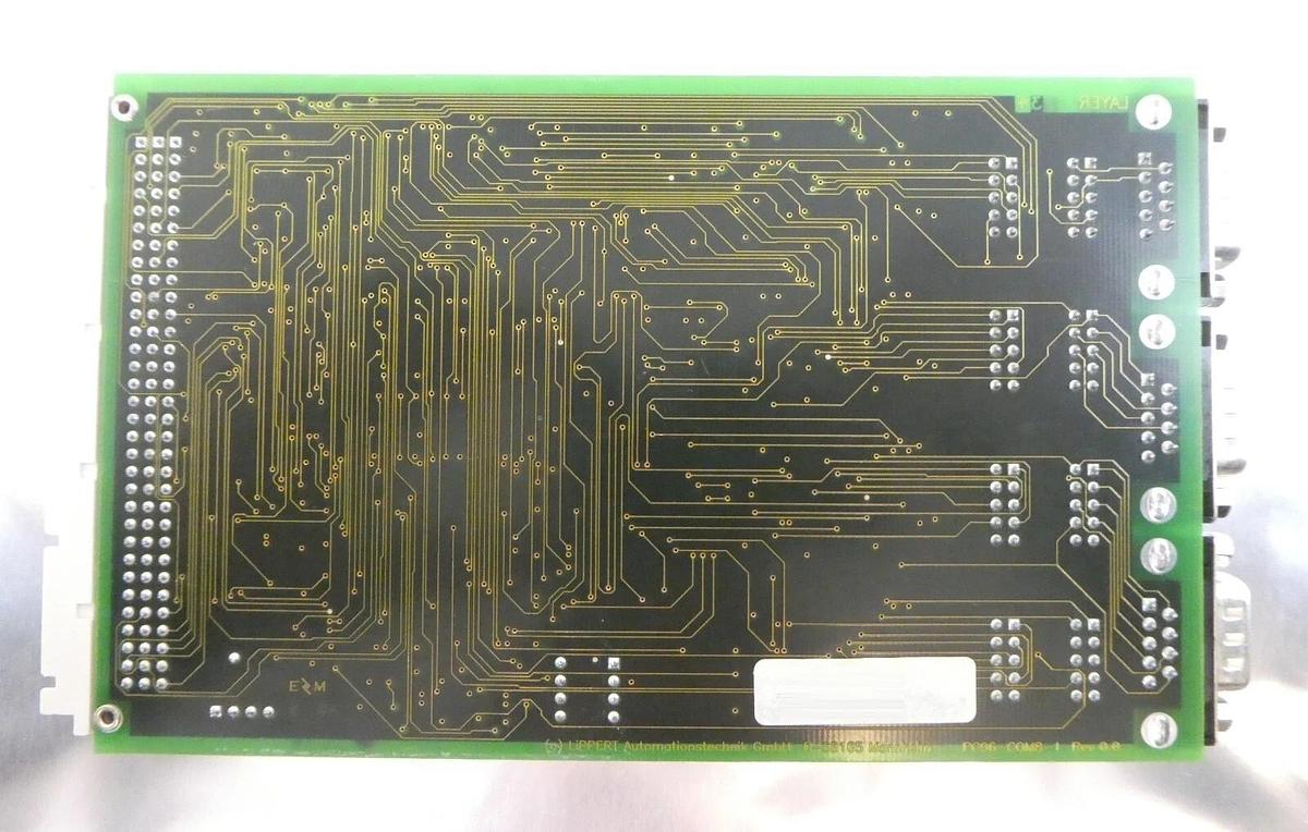 Used LiPPERT Automation PC96-COM8-1 Communication PCB Card Working Surplus
