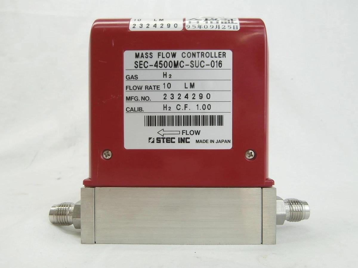 Used STEC SEC-4500MC-SUC-016 Mass Flow Controller MFC SEC-4500 10 LM H2 Used Working