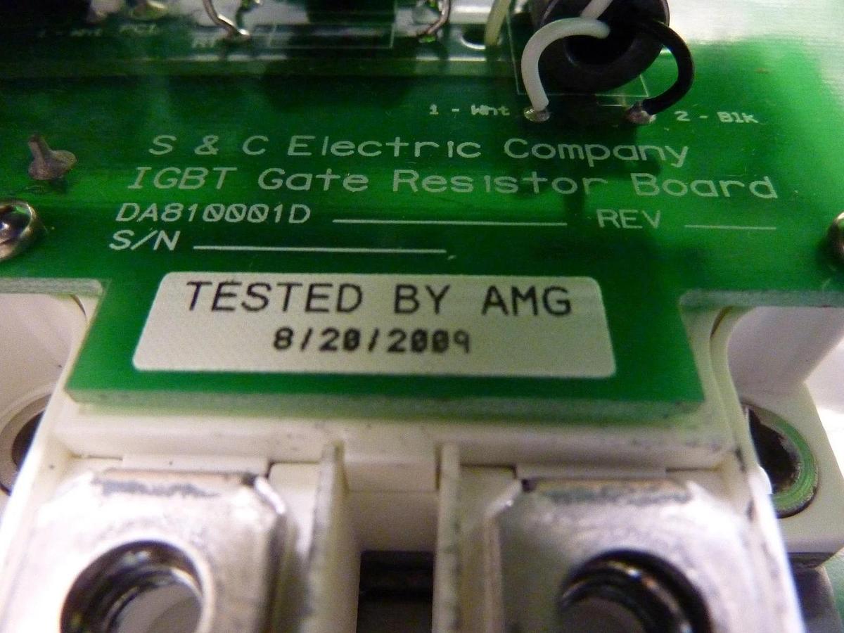 Used S&C Electric DA810001DG01 IGBT Gate Resistor Board PCB DA810006DG01 Used Working