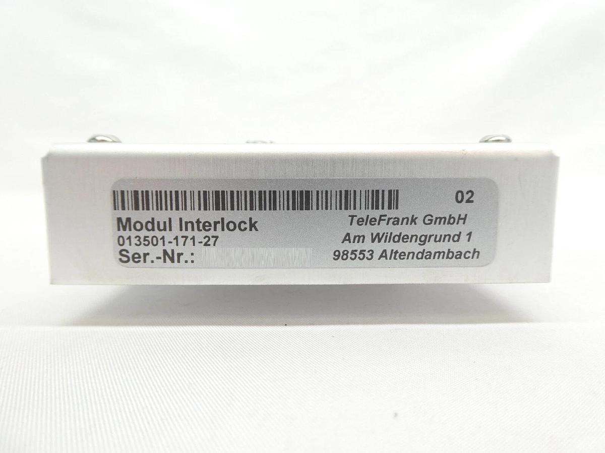 Used TeleFrank 013501-171-27 Load Port Interface Connector Modul Interlock Working