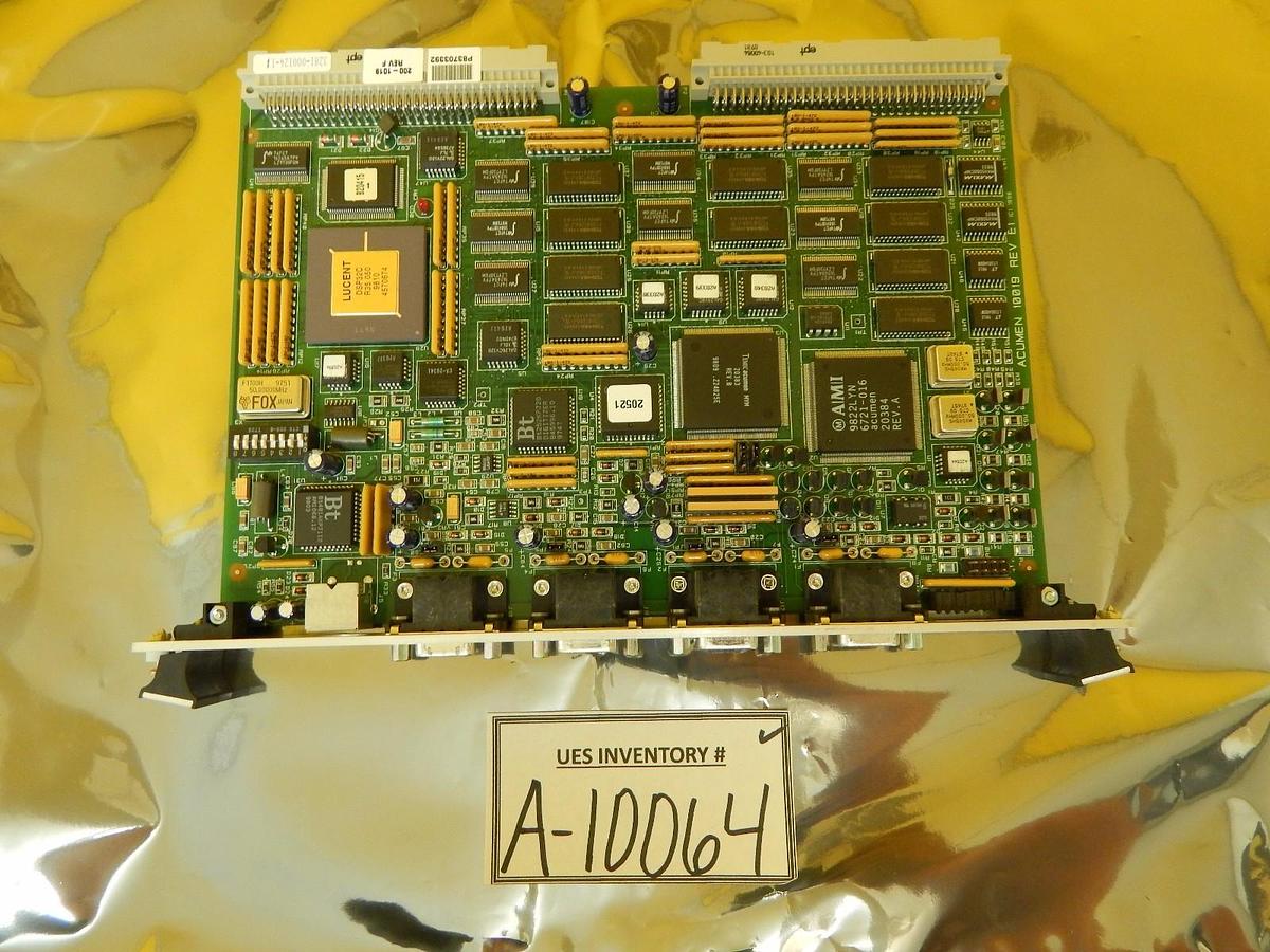 Used Acumen 200-1019 Camera VMEVC PCB Card 10019 TEL 3281-000124-11 P-8 Working Spare