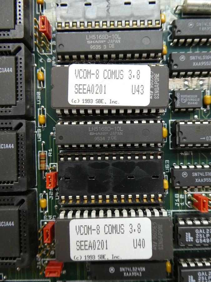 Used SBE 9010-33 Processor VME PCB Card VCOM-8 ESI 9250 Laser Processing System Spare