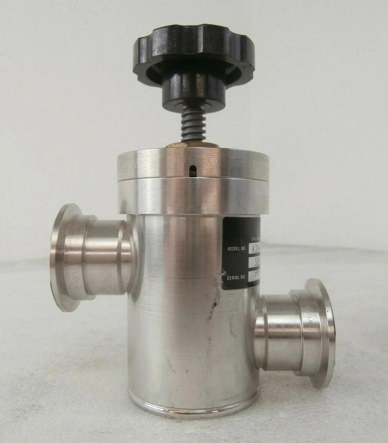 Used MDC Vacuum Products KIV-150 Manual Pneumatic In-Line Valve 320054 Working Spare