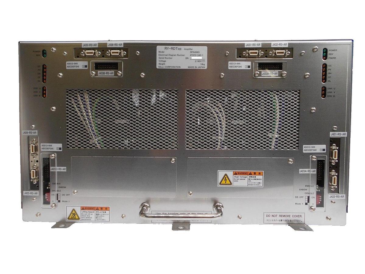 Used Nikon 4T070-340-1 RY-RDTop Amplifier Module SPA494G 4S013-944 NSR Series Working
