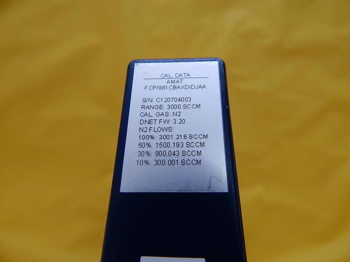 Used Aera FCPI981CBAXDIDJAA Pressure Insensitive MFC MGMR PI-98 AMAT 0190-34215 Used