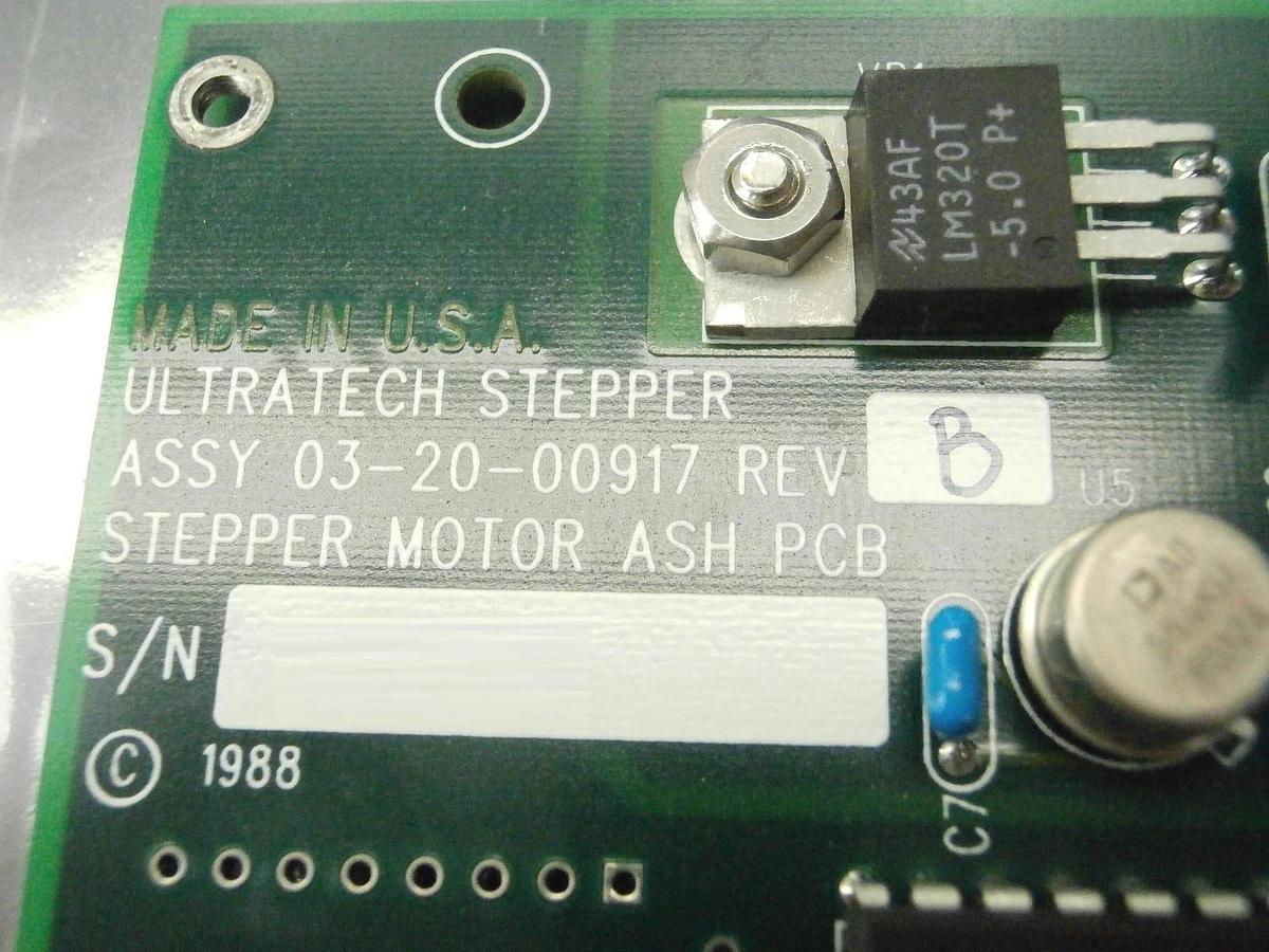 Used Ultratech Stepper 03-20-00917 Stepper Motor ASH Board PCB Titan Used Working