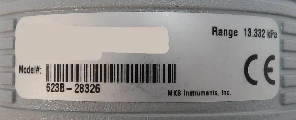Used MKS Instruments 623B-28326 Baratron Capacitance Manometer Type 623 Working