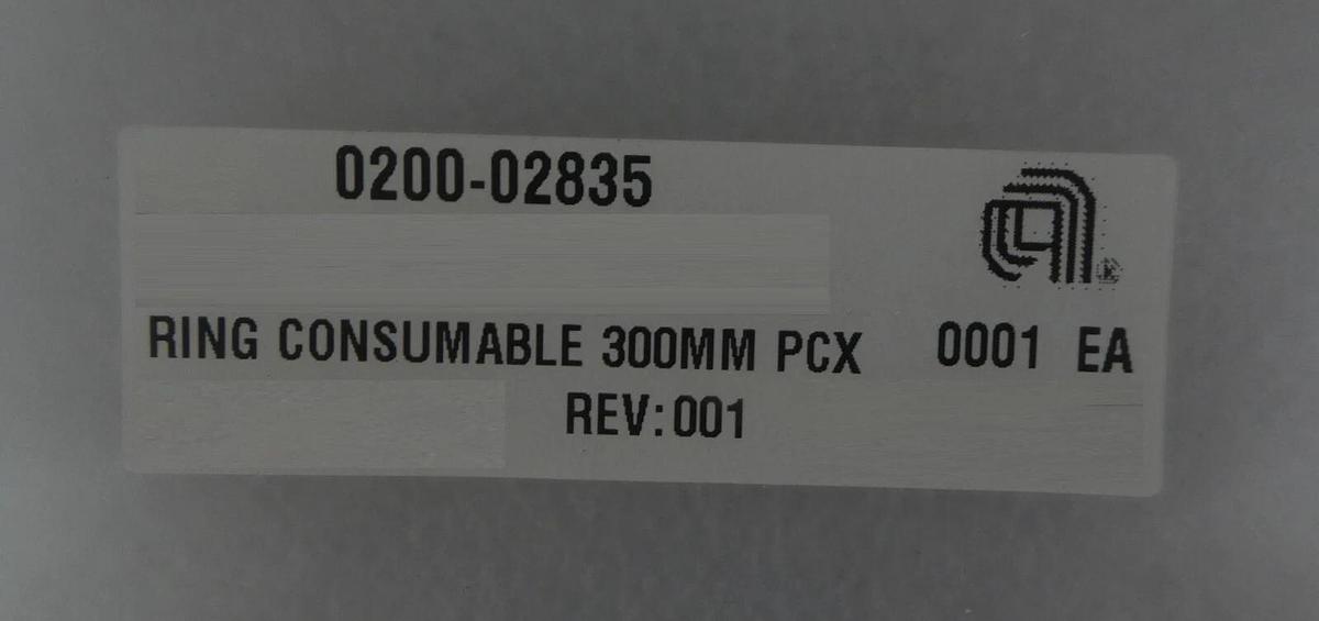 AMAT Applied Materials 0020-02835 300mm Wafer PCT Ring New Surplus