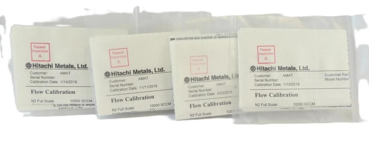 Aera FCPI981OBAXDIDJAA Mass Flow Controller MFC AMAT 0190-34222 Lot of 4 New