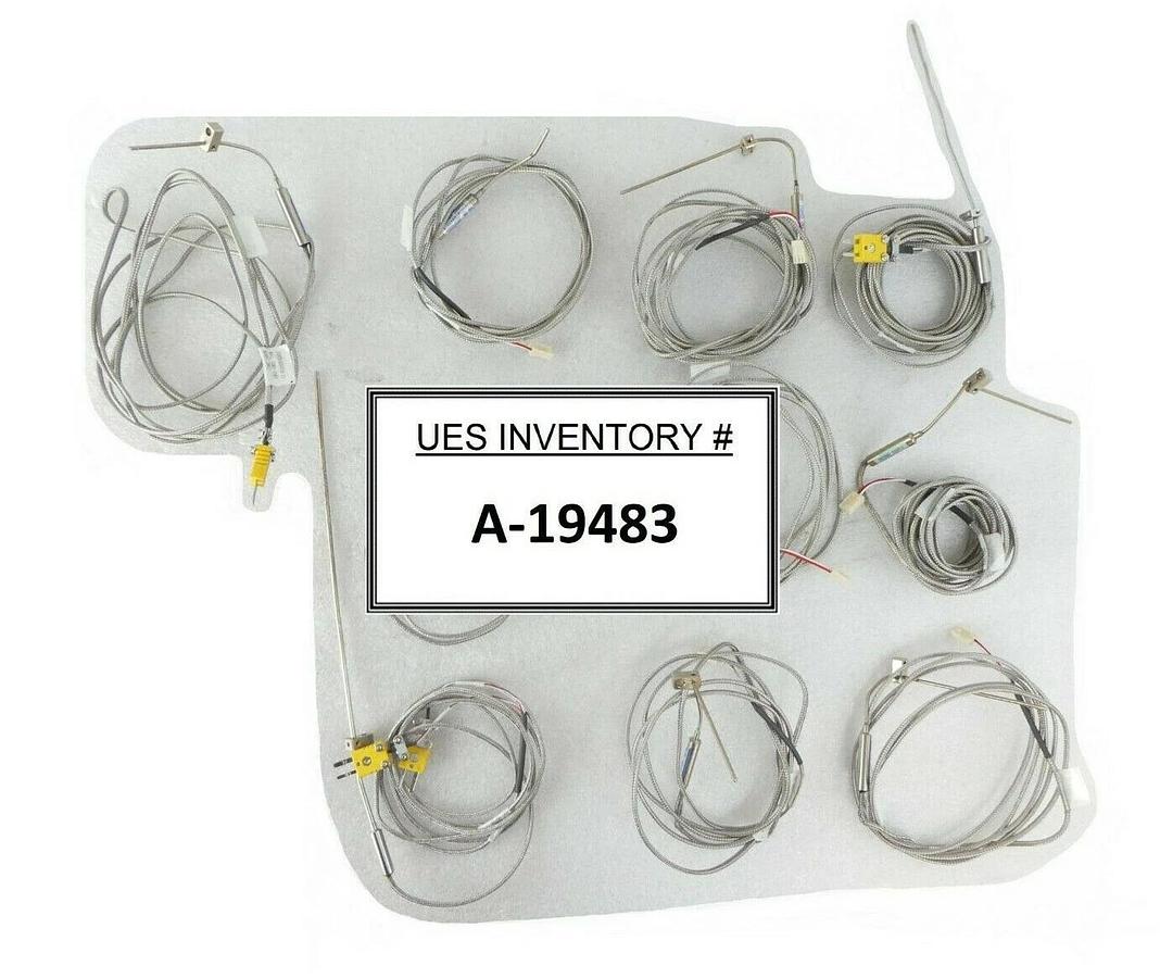 Used RKC Instruments CVD Thermocouple Set of 10 TEL 3S87-050824-11 TEL Trias Working