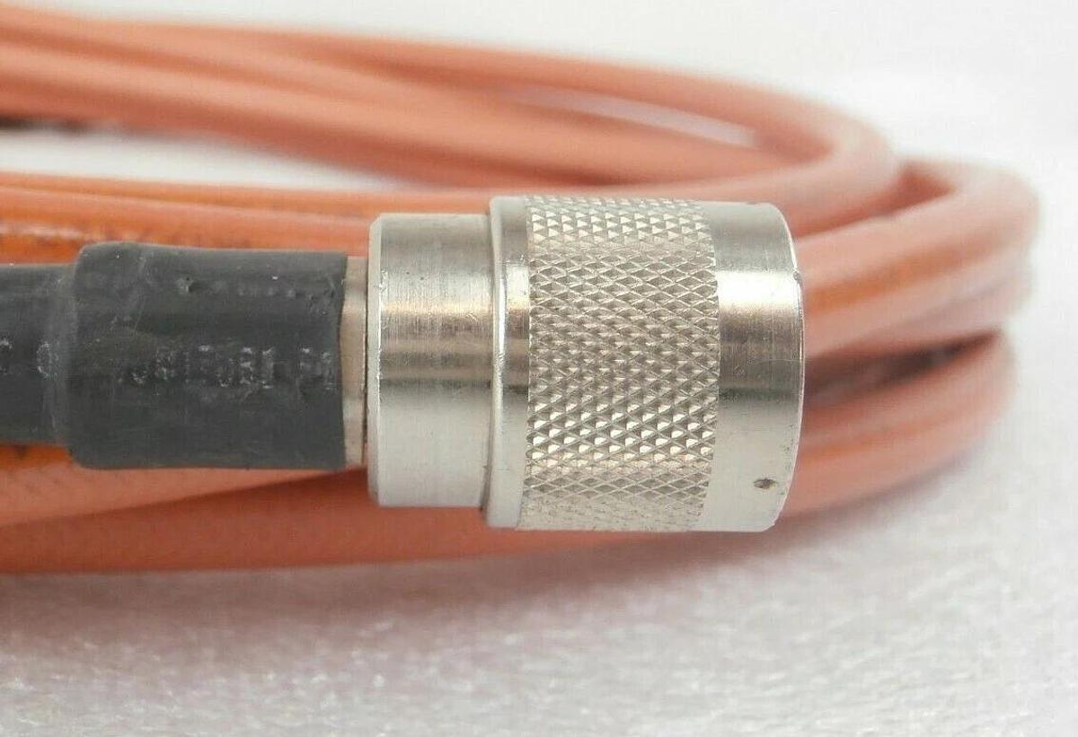 Used Times Microwave Systems 68999 RF Cable 24 Foot Ulvac Enviro II Working Surplus