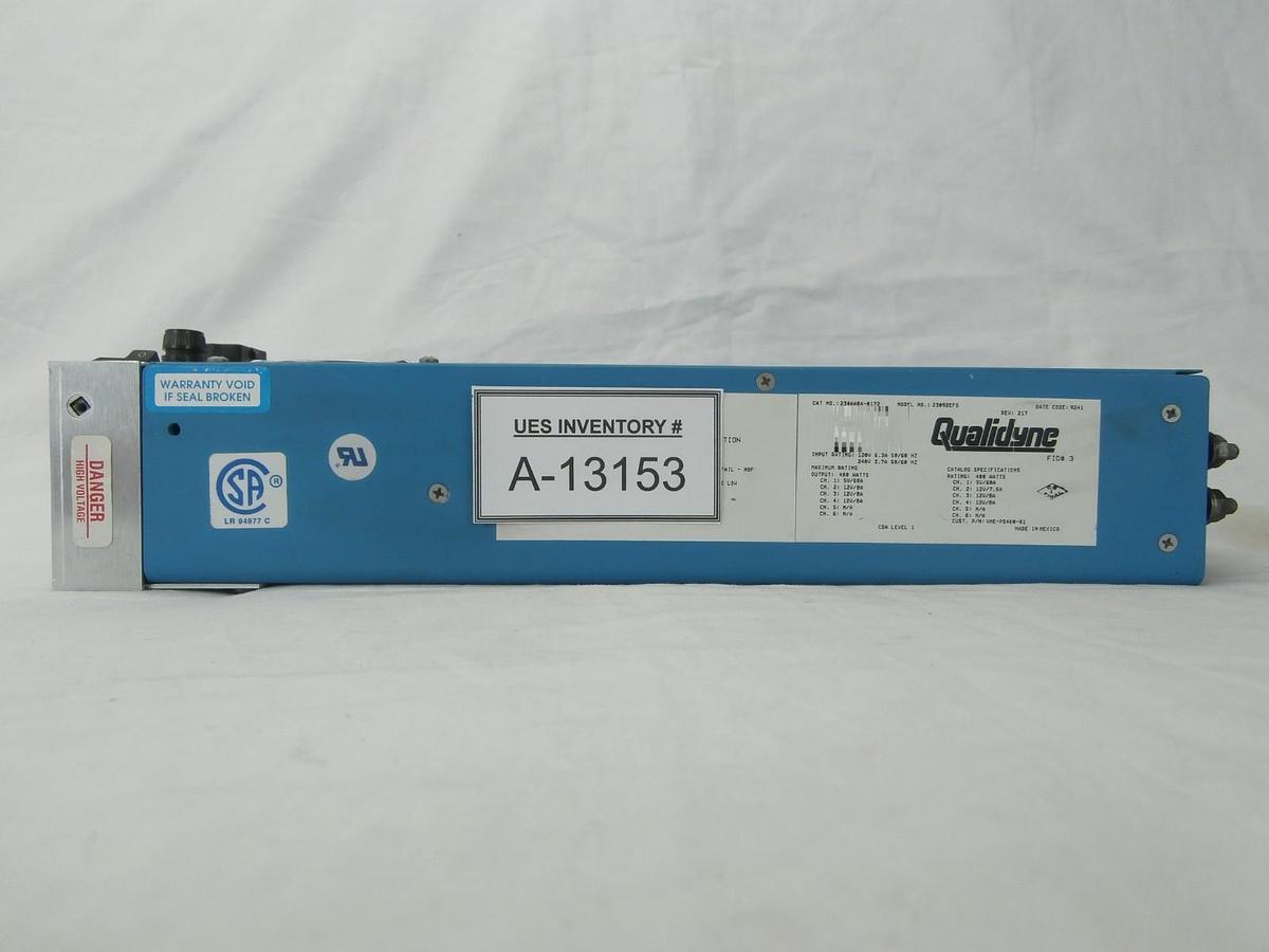Used Qualidyne 234AA0A-0172 Power Supply 23092EFG Tegal VME-PS400-01 Used Working