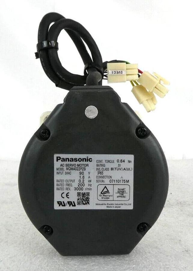 Used Panasonic MQMA022P2B AC Servo Motor Minas MQM Series Working Surplus