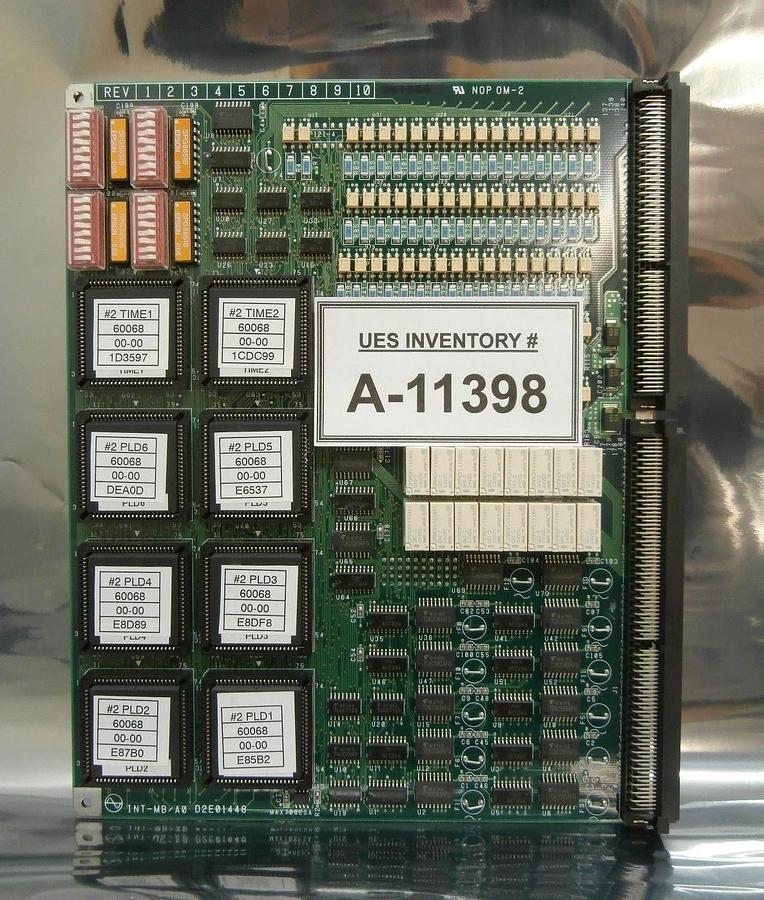 Used Kokusai Electric D2E01448 #2 TIME/PLD Processor PCB Card INT-MB 60068 Working