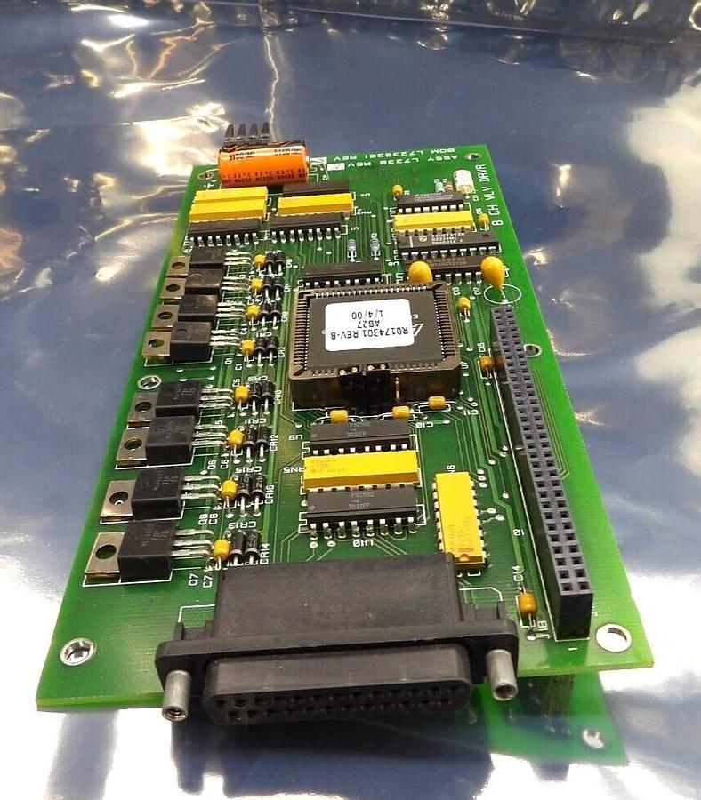 Used Varian L7231 8 Channel Valve Driver PCB Board Assembly Working Surplus