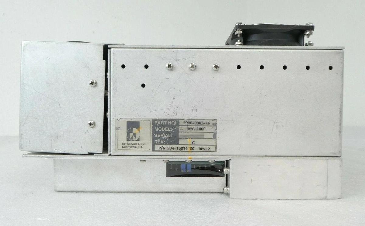 Used RF Services 9900-0003-16 RF Match RFS 1000 Mattson 934-15016-00 Working Surplus