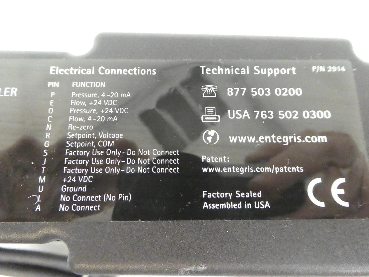 Used Entegris 6500-T5-F03-XXX-M-P8-U3-M37 InVue Integrated Flow Controller Surplus