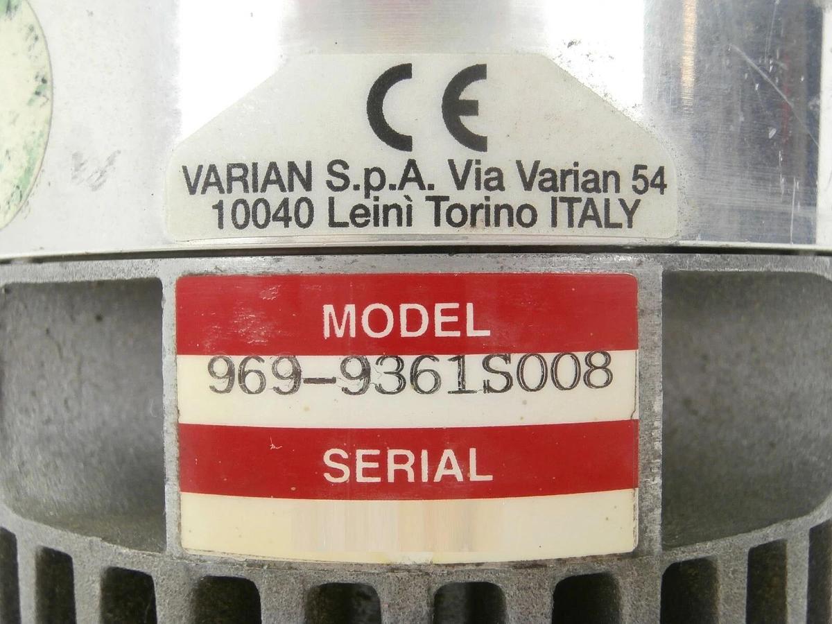 Used Turbo-V 70D MacroTorr Varian 969-9361S008 Turbomolecular Pump Turbo VSEA Tested
