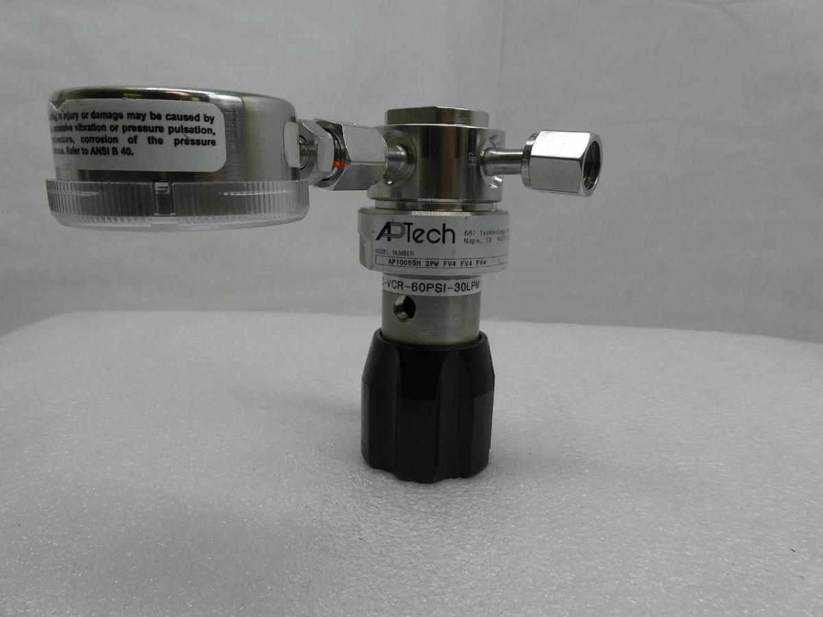 Used APTech AP1006SM 3PW FV4 FV4 FV4 Single Stage Regulator Valve Reseller Lot of 4