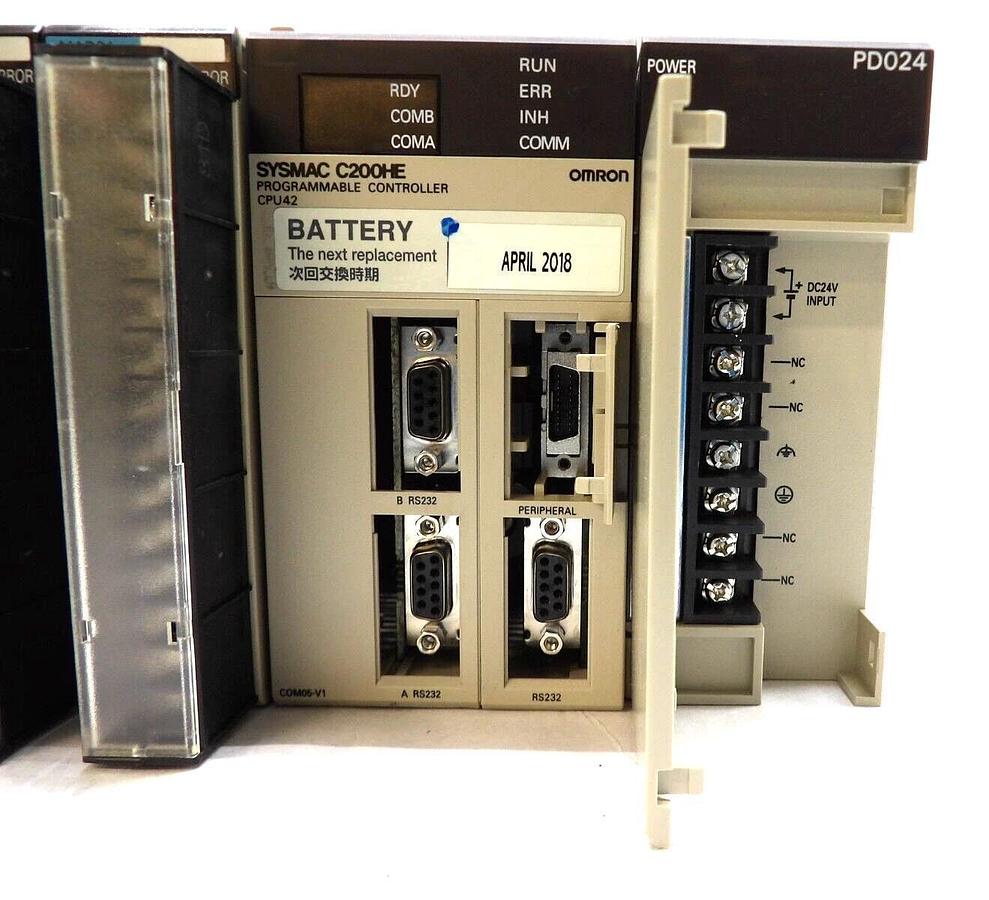 Used Omron C200HE Programmable Logic Controller SYSMAC Reseller Lot of 6 Working