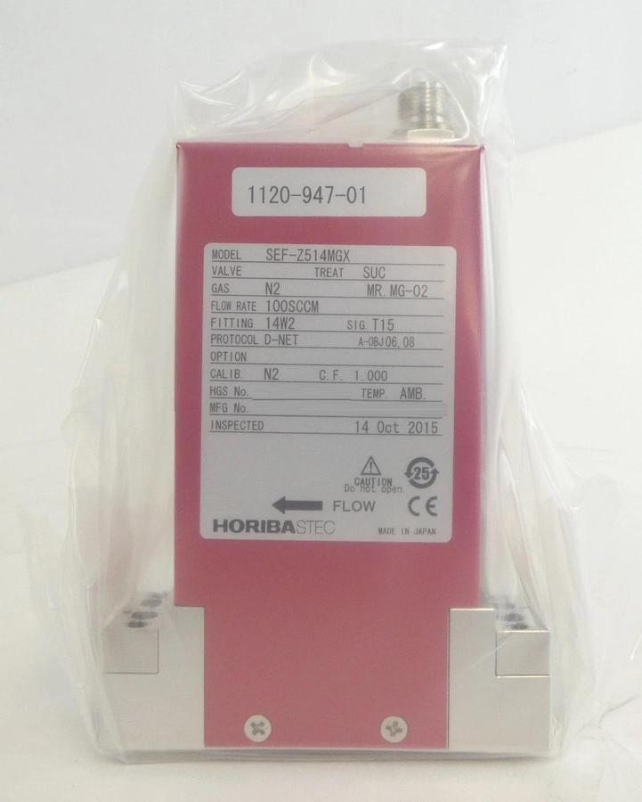 Horiba STEC SEC-Z514MGX Mass Flow Controller MFC Z500 120 SCCM HCI Lot of 2 New