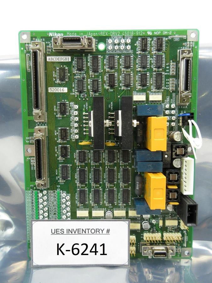 Used Nikon 4S018-912 Interface Relay Board Driver Board PCB REX-DRV2 NSR-S204B Used