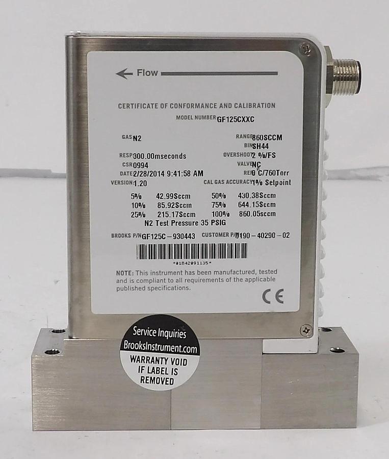 Used Brooks Instrument GF125CXXC Mass Flow Controller MFC Reseller Lot of 12 Working