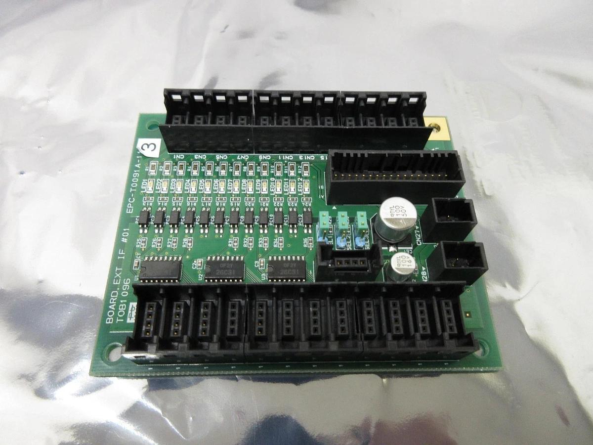 Used TEL Tokyo Electron EPC-T0091A-11 EXT IF Board #01 PCB TOB1096 ACT12-300 Used