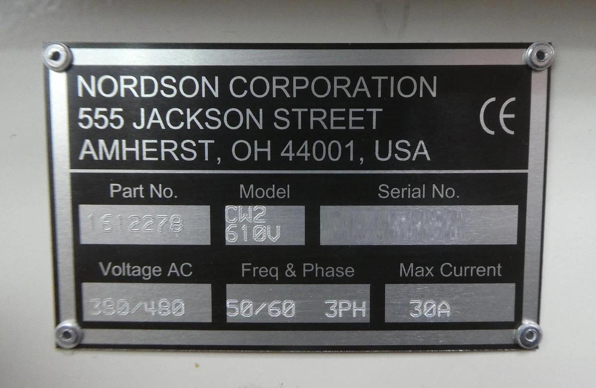 Used Nordson 1612278 UV Curing Systems MPS2-610V CoolWave 2 CW2 610V Working Surplus