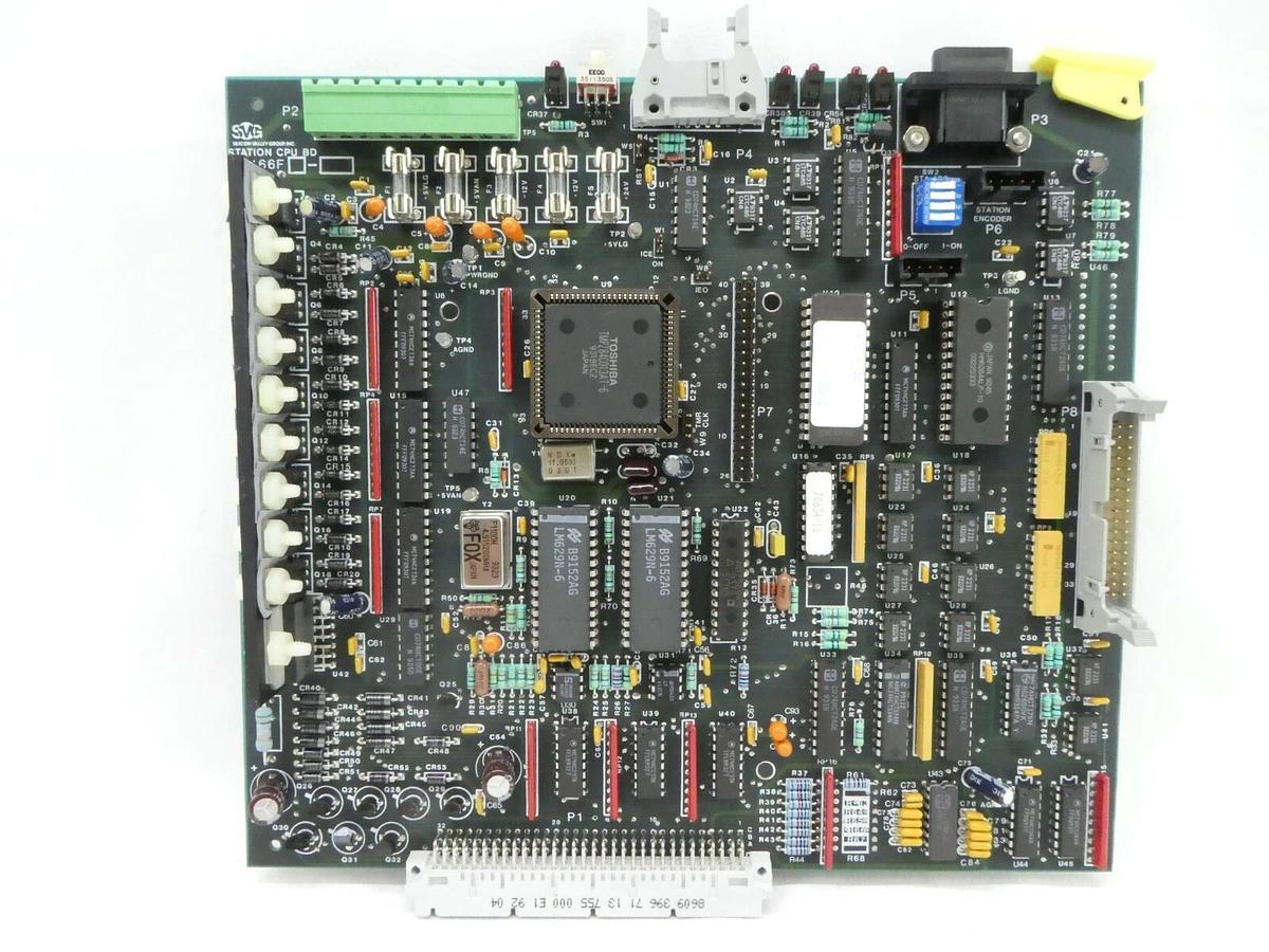 Used SVG Silicon Valley Group 80166F3-01 Station CPU BD PCB 74017A-38 90S Working
