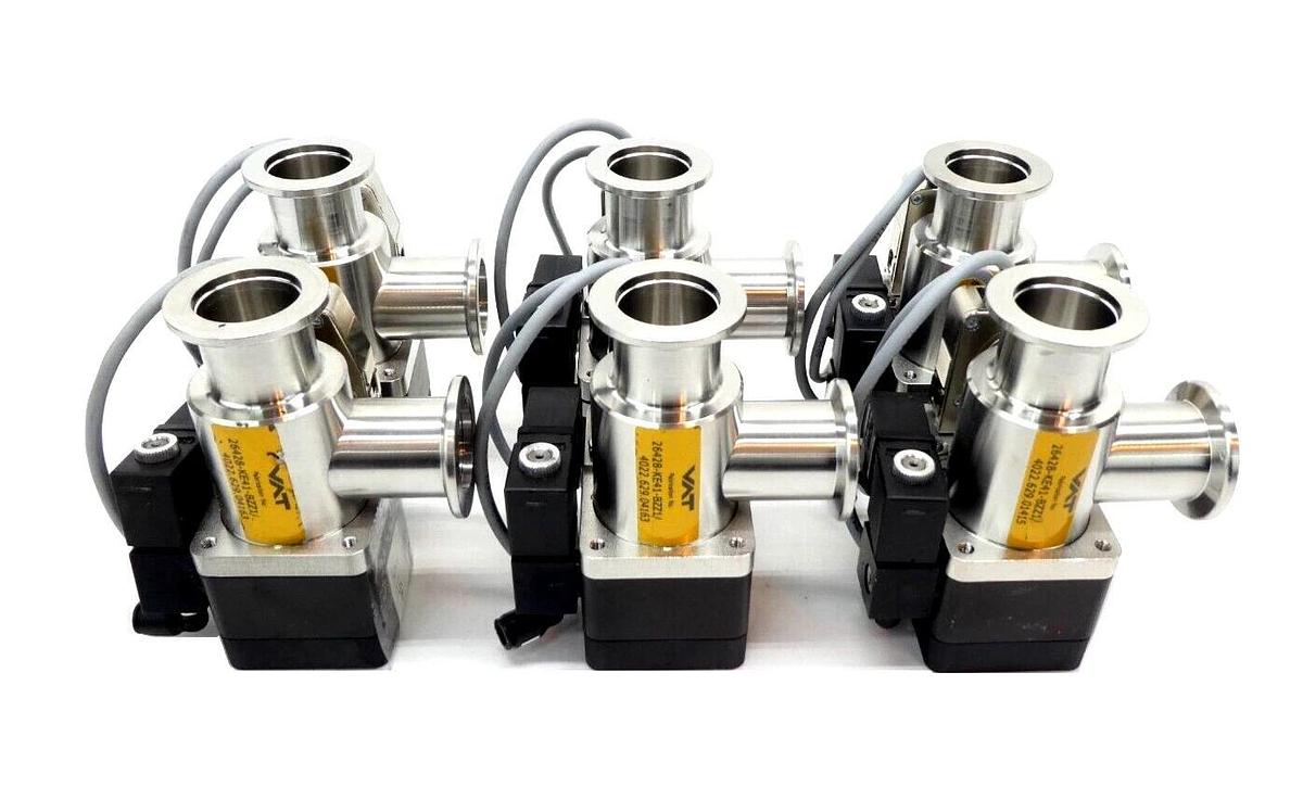 Used VAT 26428-KE41-BZZ1 Angle Valve ASML 4022.629.04163 Reseller Lot of 6 Working
