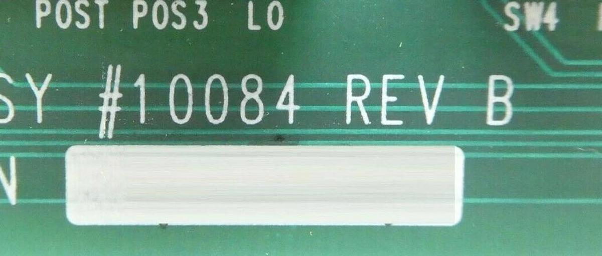 Brooks Automation 10084 I/O Board PCB 10083 Rev. B New Surplus
