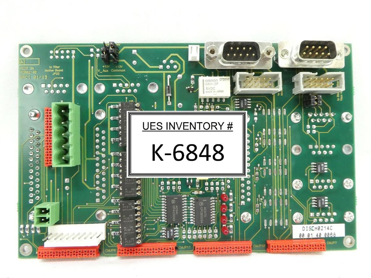 Used RECIF Technologies DISH0214C Board PCB PCB0214B Working Spare