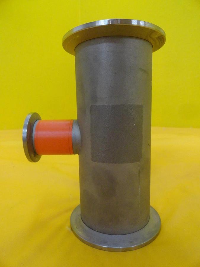 Used Edwards C10517431 Straight Nipple Vacuum Adapter Tee NW50 NW25 Copper Cu Working